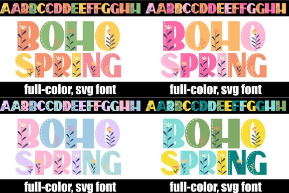 Boho Spring Bundle: A Free-Spirited Display Typeface