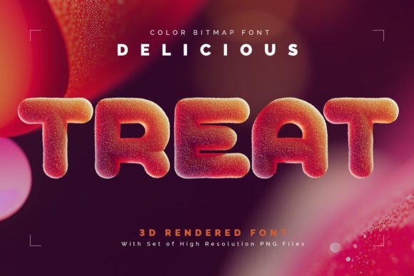 Delicious Treat: A Sweet Typeface for Creative Projects
