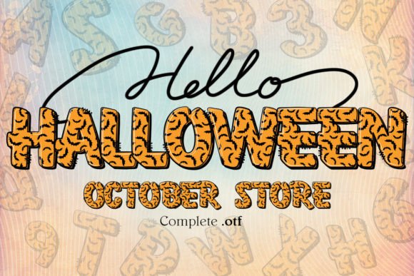 Embrace the Spooky Charm of the Halloween Bat Font