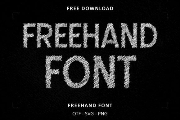 Freehand Font: A Sketch Display Typeface for Authentic Projects