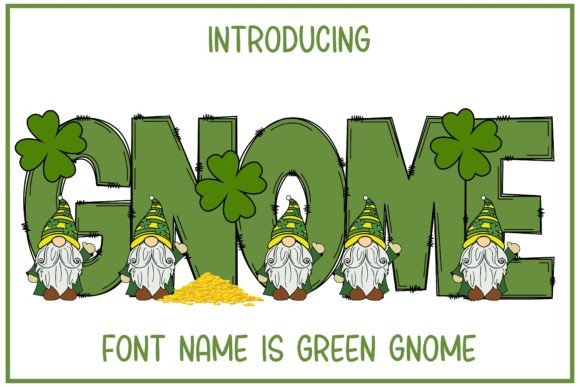 Green Gnome: A Playful Font for Creative Projects