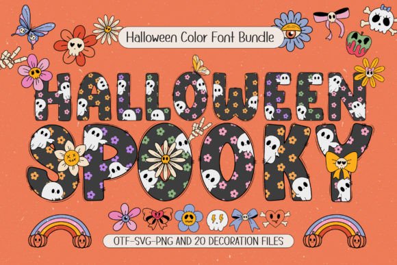 Halloween Spooky: A Font That Blends Autumnal Charm with Festive Frights