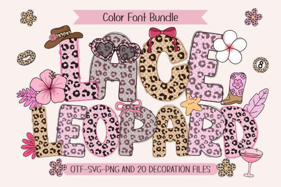 Lace Leopard: The Edgy-Sweet Font for Bold Designs