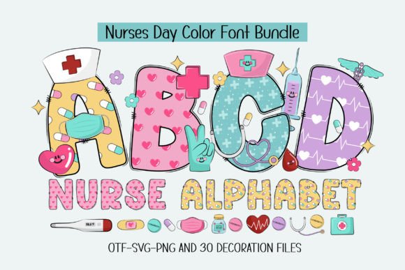 Nurse Alphabet: A Creative Font for Celebrating Nurses