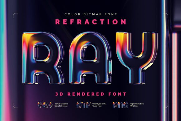 Refraction Ray: A Creative Font for Modern Branding