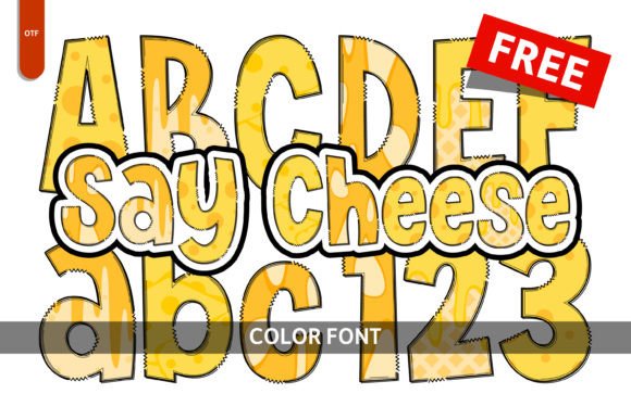 Say Cheese: Unlocking Playful Creativity with a Colorful Typeface