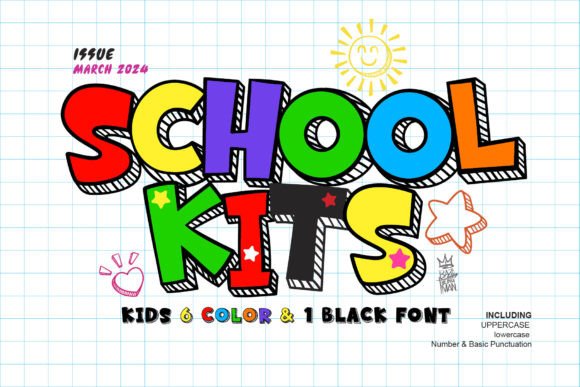 School Kits: The Creative Font for a Playful Brand Vibe