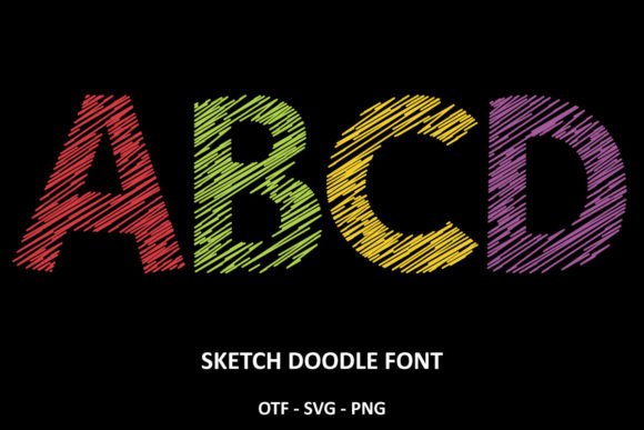 Sketch Doodles: A Creative Font for Authentic Handmade Projects