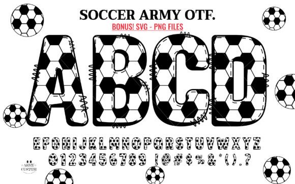 Soccer Football Army: Where Gridiron Grit Meets Graphic Design