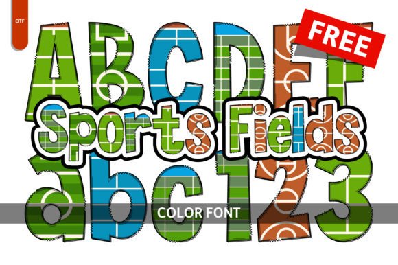 Sports Fields: The Playful Font for Creative Branding