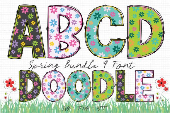 Spring Clip: The Sweet, Chic, and Bubbly Color Font