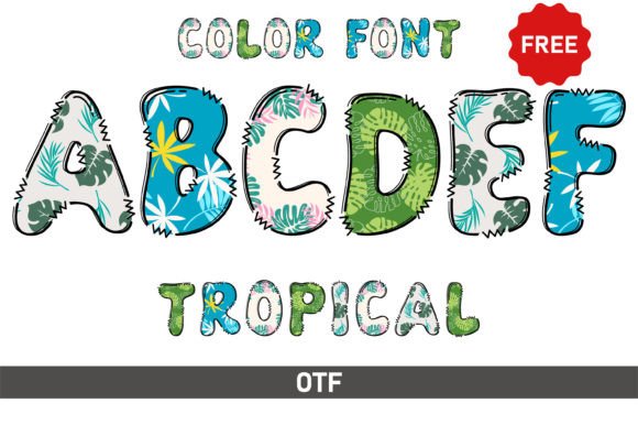 Tropical Font: The Creative Choice for Playful Design Projects