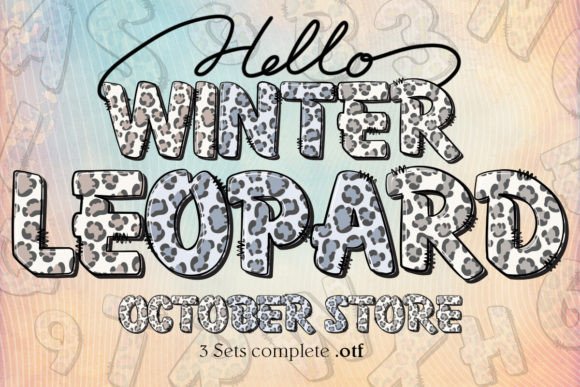 Winter Leopard: A Creative Font for Wild Branding